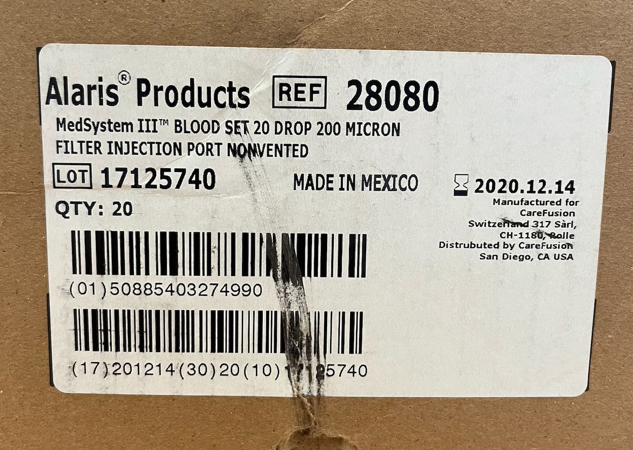 Alaris Medical # 28080
