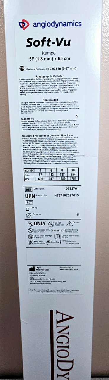 AngioDynamics # H787107327015-VERMONT