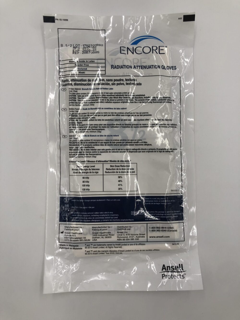Ansell Healthcare # 20873085