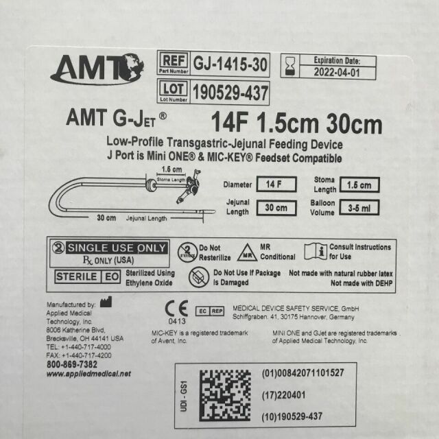 Applied Medical Technology # MGJ-1415-15-I