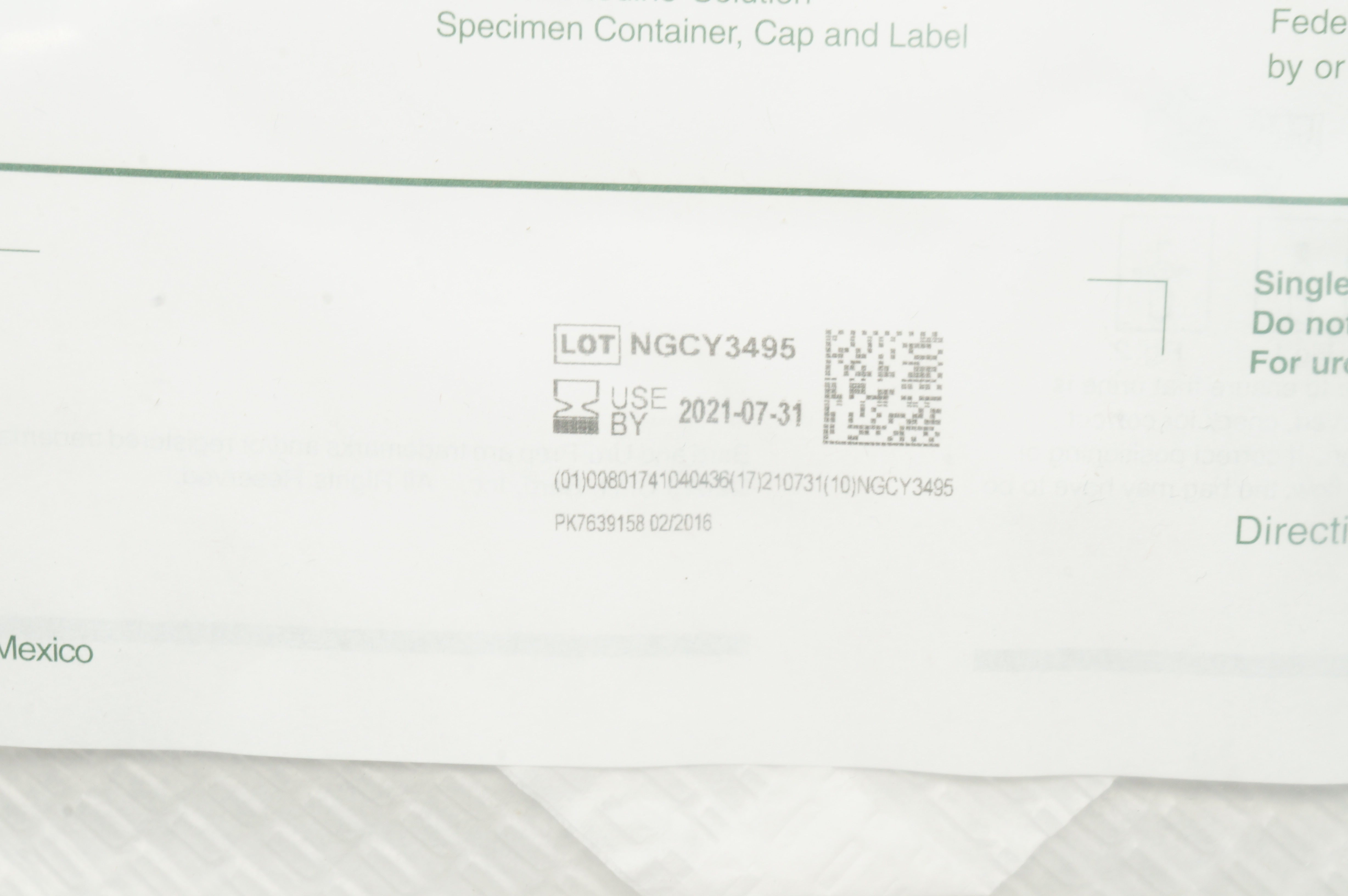 Bard Medical # 895605