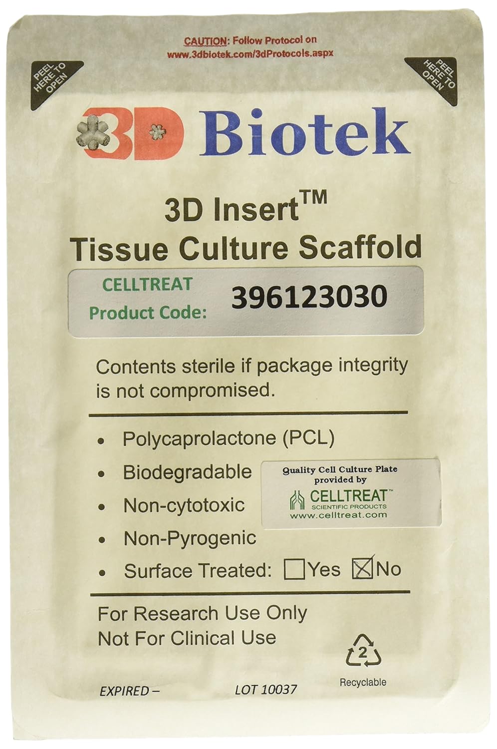 Celltreat Scientific # 396123030