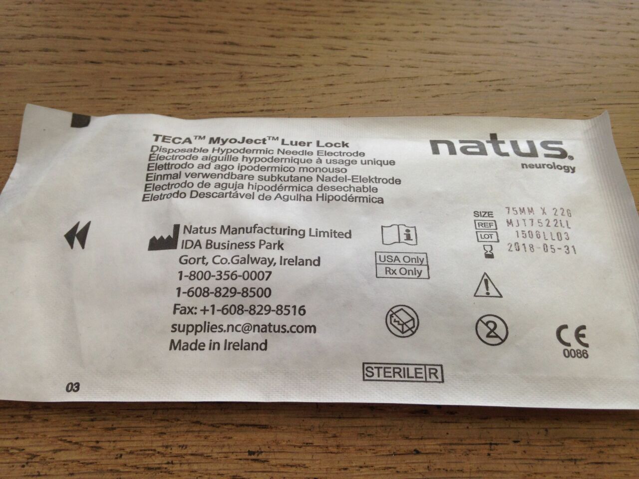 Natus Neurology # MJT-7522-LL