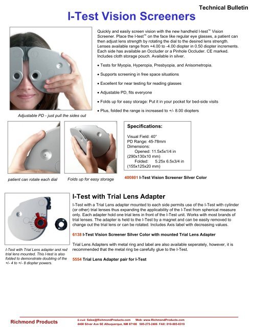 Richmond Products # 5854R