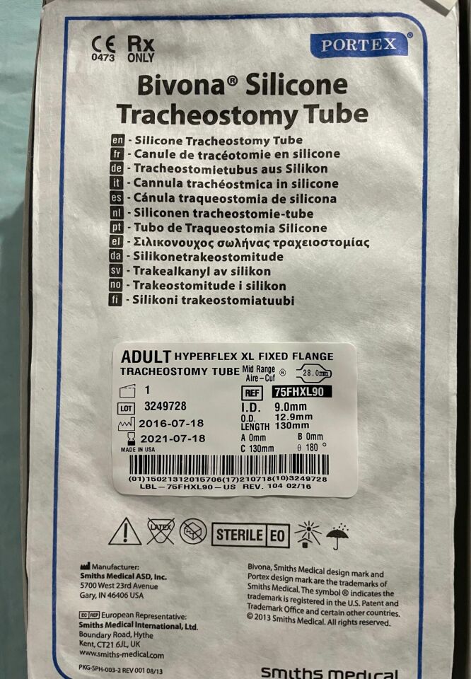 Smiths Medical # 75FHXL90
