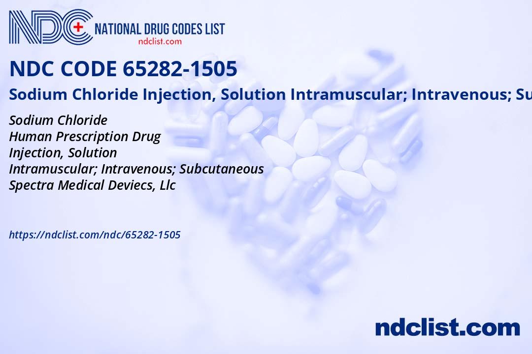 Spectra Medical # 65282-1505-01