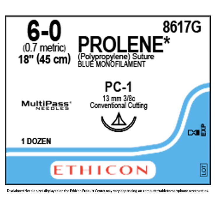 Ethicon # 8617G
