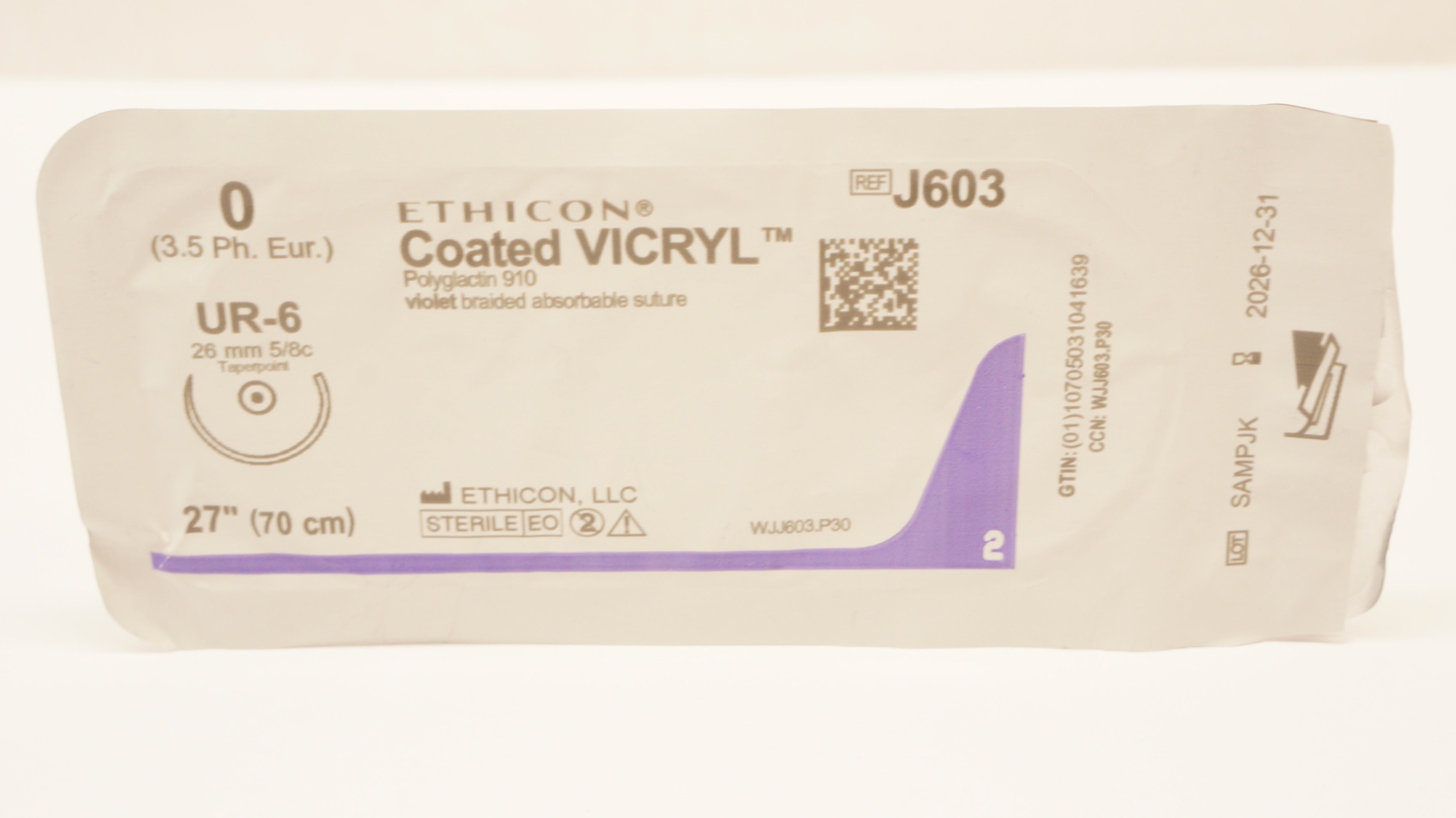 Ethicon # J603H