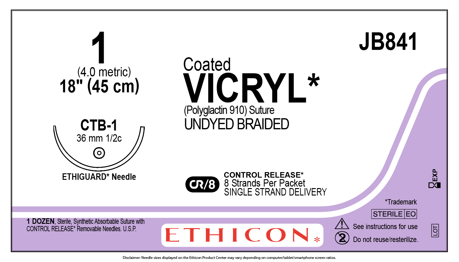 Ethicon # JB841