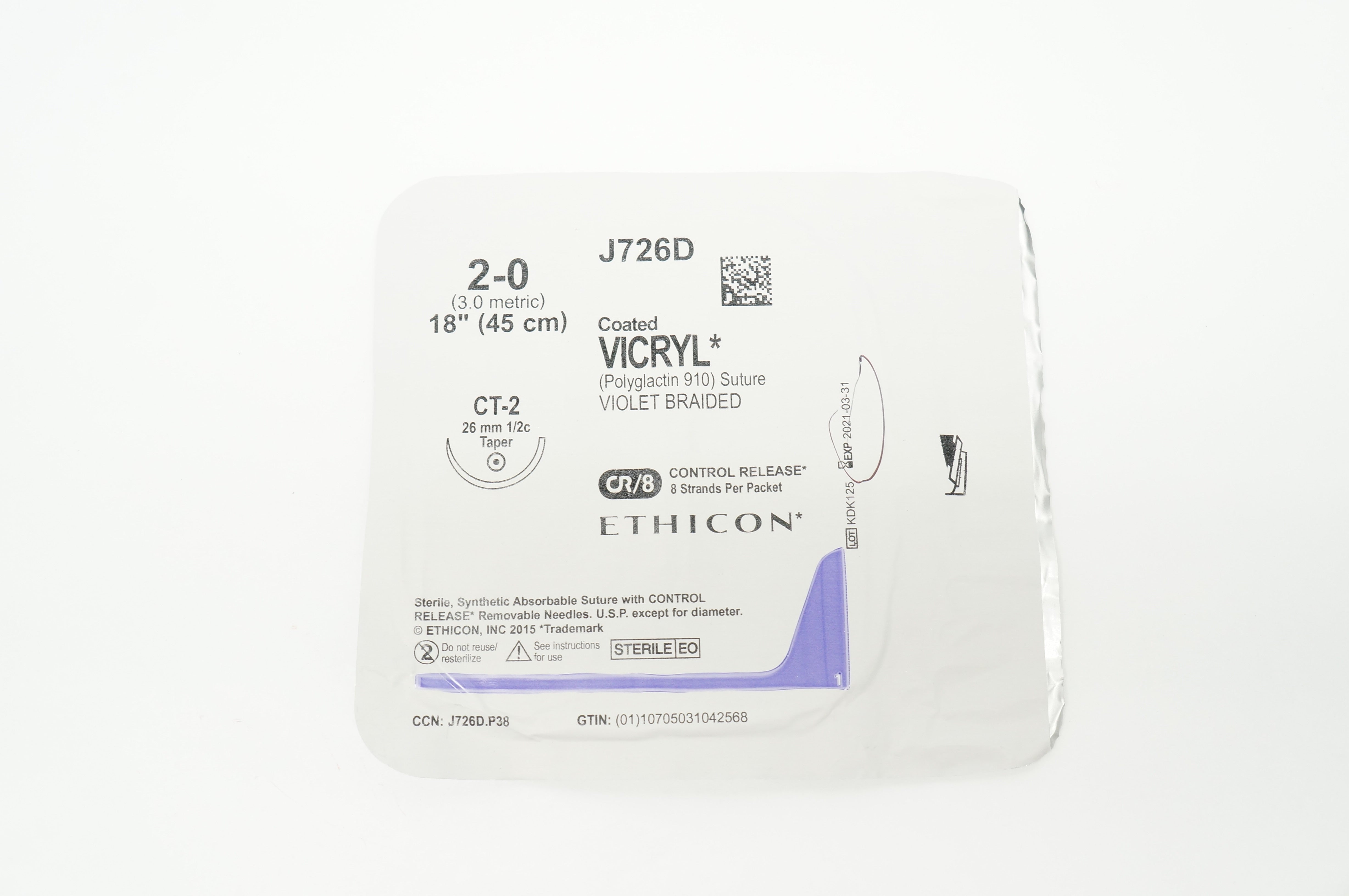 Ethicon # J726D