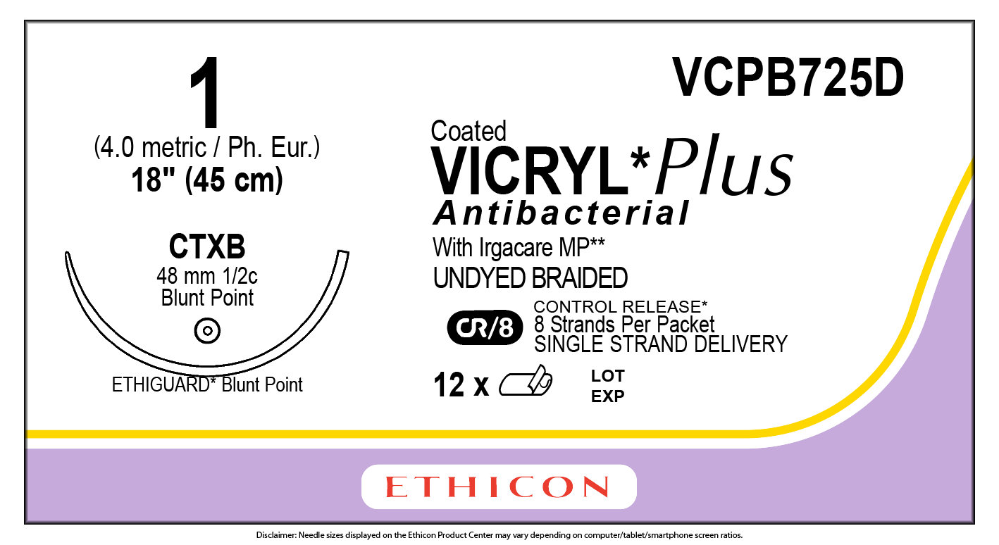 Ethicon # VCPB725D